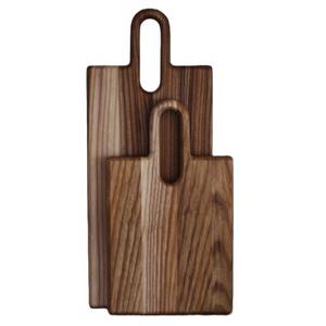 เขียงไม้เขียงไม้เป็นมิตรต่อสิ่งแวดล้อมผลิตภัณฑ์ครัวไม้หัตถกรรมอินเดีย - Product Image 1