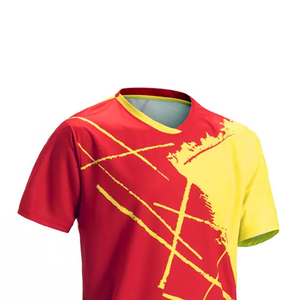 เสื้อยืดแฟชั่นใหม่แขนสั้นคอกลมทรงสลิมฟิตพิมพ์ลายเรียบ - Product Image 3