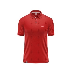 Camiseta Deportiva de Manga Corta para Hombre, de Algodón/Poliéster, Transpirable, Antiolor, Antiarrugas, Personalizable, para Golf - Product Image 1