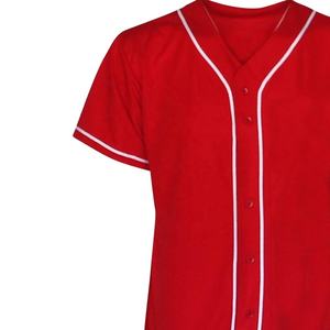 Maillot de baseball personnalisé maille de polyester à manches courtes col rond séchage rapide évacuation de l'humidité pour unisexe - Product Image 6