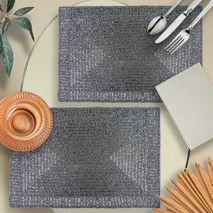 Napperon décoratif de table perlé en verre fait à la main d'aspect royal - Product Image 5