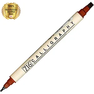 [KURETAKE] Kuretake ZIG система памяти каллиграфия MS - 3400-060 чистый коричневый (импорт из Японии) (6 шт.) красочные ручки тонкая ручка bru