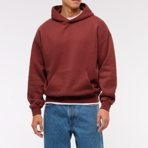 Unisex <b>Men's</b> Plus Size Heavyweight Fleece Hoodie Soft Cotton Oversized Street Pocket Design Winter Casual <b>Pullover</b> Hoodies - Product Image 1