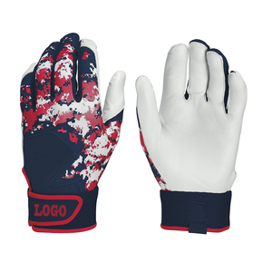 Guantes de Bateo de Béisbol y Sóftbol Unisex de Cuero Genuino Transpirable y Suave al Tacto, con Logotipo Personalizado, Gran Venta - Product Image 6