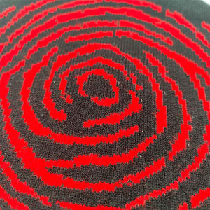 Chapeaux d'hiver unisexes personnalisés, bonnet fin en tricot noir jacquard avec logo de créateur imprimé pour la scène de plage, fabricant de casquettes - Product Image 4