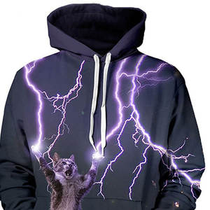 Sweat-shirts à capuche en tissu éponge brodé sur mesure, sublimation, vêtements décontractés, écologiques, unisexes, mode d'hiver - Product Image 2