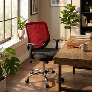 Tucson Red Operative Armchair for Office Use - Product Image 4