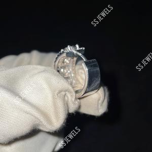 Pendientes de aro Unisex de oro sólido VVS Lab de 10K, ajuste de ilusión helada, CVD HPHT, chapado en rodio, regalo de aniversario de moda - Product Image 2