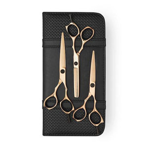 Ciseaux à effiler de qualité supérieure en acier inoxydable pour la coupe de cheveux, pour barbiers professionnels et salons de coiffure - Product Image 6