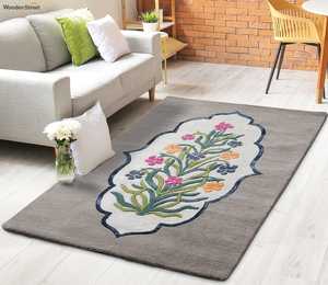 Tapis en laine de luxe contemporains, tapis en laine faits à la main pour le salon, la chambre à coucher et le bureau - Product Image 2