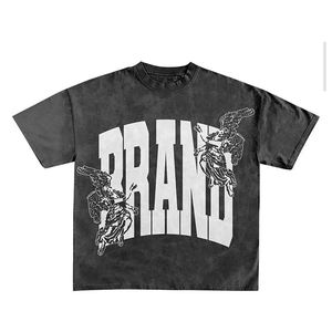 Streetwear Fabricant de vêtements imprimé graphique personnalisé Ensemble short et t-shirt 2 pièces pour hommes Ensemble short personnalisé délavé au soleil et à l'acide - Product Image 2