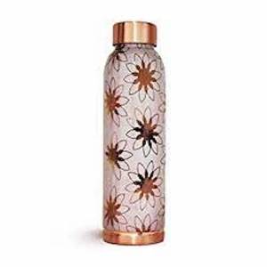 Bouchon de bouteille d'eau en cuivre émaillé, isolation thermique, écologique, pour camping en extérieur, design moderne pour la maison et la cuisine, à boire directement - Product Image 1