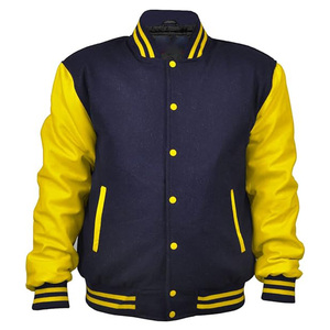 <b>Men</b> <b>Varsity</b> College <b>Jacket</b> Baseball <b>Bomber</b> <b>Jacket</b> Vintage Sweatshirt Casual Unisex Streetwear <b>Jacket</b> with Embroidery Patch - Product Image 1