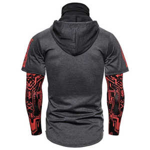 Techwear-Sudadera con capucha de gran tamaño en blanco Vintage para invierno - Product Image 2