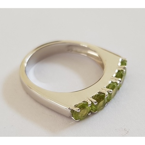 Anillo de Peridoto Natural para Mujer Shah Gems en Plata de Ley 925, Anillo con Piedra Preciosa para Regalo Especial - Product Image 2