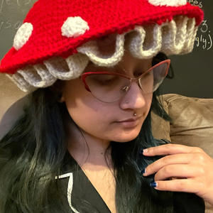 Version coréenne du chapeau en laine Hommes et femmes Ins Show Face <span class=keywords><strong>Petit</strong></span> chapeau tricoté tendance Automne et hiver <span class=keywords><strong>Petit</strong></span> chapeau <span class=keywords><strong>champignon</strong></span> - Product Image 4