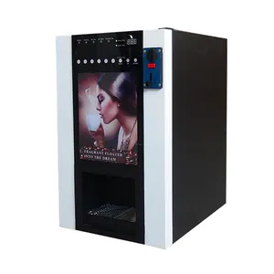 Voll automatischer Werks tisch Typ Turkish Commercial Instant 9 Arten von Tee-Kaffee automaten mit Bechersp ender