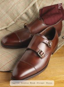 รองเท้ามีสายรัดหนังสำหรับผู้ชายรองเท้ามีสไตล์สไตล์สำหรับฤดูใบไม้ผลิและใบไม้ร่วง - Product Image 3