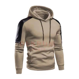 Survêtements décontractés pour hommes en coton éponge, tendance hiver, manches longues, coupe régulière, respirants, écologiques - Product Image 3