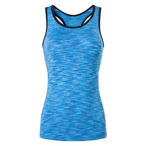 Chaleco deportivo de fitness sin costuras personalizado con hermoso diseño de espalda Ropa de yoga transpirable Top Camiseta sin mangas para mujer - Product Image 6