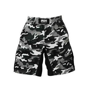 Vente en gros de shorts de boxe à la mode avec motif de planche respirante avec logo personnalisé vêtements d'entraînement Muay Thai et MMA - Product Image 4