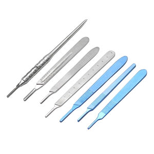 QNQ, bisturí quirúrgico de titanio Dental de alta calidad, mango Manual, Micro cuchillas, equipo médico de acero inoxidable - Product Image 1
