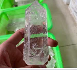 Meilleure qualité Offre Spéciale en vrac naturel clair quartz cristal obélisque baguette point guérison décoration de la maison cristal cadeau - Product Image 4