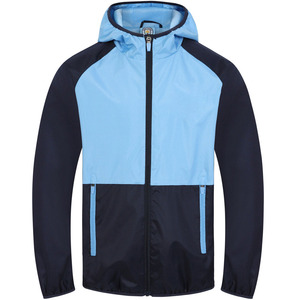 Conjunto de Chaqueta Cortavientos Unisex Ligera, Transpirable, Estampada, Cortavientos, Personalizada, con Capucha, Color Naranja Sólido, Chaqueta Larga 100% - Product Image 6