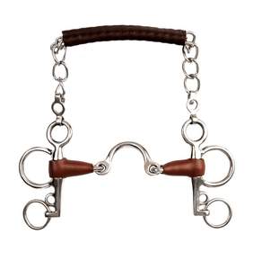 Pelham ported barril boca palanca corta 14mm caballo Bits superventas tendencia caballo productos 2025 - Product Image 2