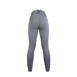 Pantalones de montar a caballo de tela técnica de asiento completo para mujer, pantalones de montar a caballo personalizados a granel al por mayor, superventas - Product Image 3