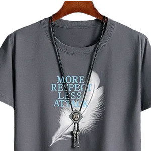 Camisetas Sólidas Unisex para Hombre al por Mayor 2023, de Algodón/Fibra de Bambú, Transpirables, de Manga Corta, de Alta Calidad - Product Image 2