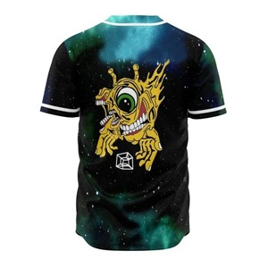 Personalizar bordado béisbol Jersey estilo camisa al por mayor jersey de béisbol - Product Image 2