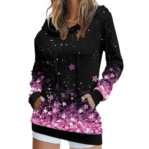 Sweats à capuche pour femmes à la mode de haute qualité sweat à capuche taille personnalisée respirant à vendre nouveauté sweats à capuche pour femmes - Product Image 1