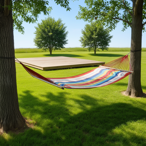 Hamaca de Madera AM58 con Algodón Surtido (150x200cm) Duradera y Cómoda para la Línea de Productos Moia - Product Image 3