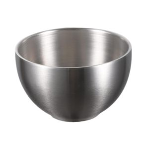Fabricante de cuencos de helado de metal exportador de cuencos de acero inoxidable reutilizable para cena comida servir postre - Product Image 1