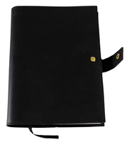 Carnets noirs faits à la main personnalisés A5, agenda en cuir personnalisable avec 100 feuilles, journaux reliés en cuir vintage