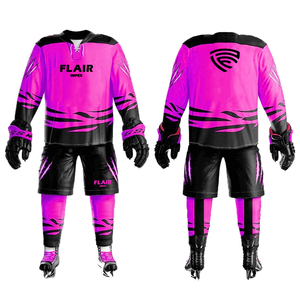 Vente en gros de maillots de hockey sur glace personnalisés en sergé maillots de hockey par sublimation personnalisés - Product Image 2