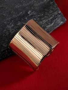 Pure Copper Cuff <b>Bracelet</b> for <b>Arthritis</b> and Women's Health Pain Relief Modern Handmade High Quality Jewelry - Product Image 5