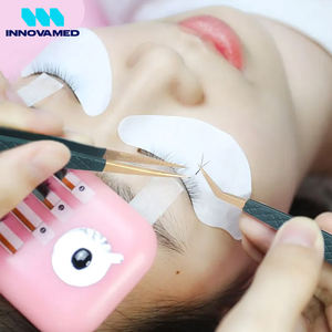 Pinzas Profesionales de Precisión para Pestañas, Negras y Doradas, de Acero Inoxidable de Alta Precisión, Punta Fina Antiestática para Extensión de Pestañas - Product Image 2