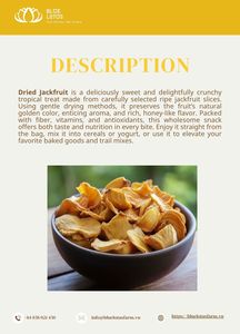 Jackfruit Doux Mélangé Séché AD 100% Naturel en Gros Direct Usine Vietnamienne Snack Sain BLUE LOTUS Conservé en Saumure - Product Image 6