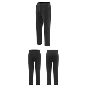 Pantalones informales lavados de algodón orgánico para hombre: tela sostenible, tinte ecológico y ajuste cómodo - Product Image 1