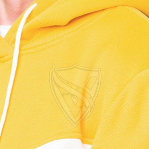 Sudadera con Capucha VA-806 para Hombre, Estilo Moderno, Ecológica, 100% Algodón, Tejido de Felpa, Estampada, 350g, Color Sólido Azul y Amarillo, Corte Regular - Product Image 2