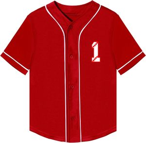 Maillot de softball pour jeunes personnalisé Baseball chemise boutonnée complète attirail sublimé sergé numéro de nom brodé uniformes d'équipe - Product Image 2