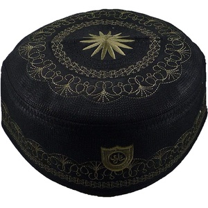 Casquettes élastiques musulmanes blanches personnalisées de haute qualité pour hommes, chapeaux vente en gros avec logo personnalisé blanc pour hommes, 2024 - Product Image 2