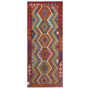 พรมกิลิม ไมมาณา อัฟกานิสถาน ขนาด 200 x 84 ซม. พรมปูพื้นและชุดพรม - Product Image 1