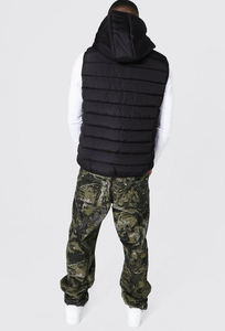 OEM calidad superior personalizada de los hombres sin mangas de invierno desgaste al aire libre chaleco último V forma forro Gilet Puffer chaquetas para hombres - Product Image 3