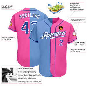 Camiseta de béisbol personalizada de primera calidad, proveedor al por mayor, ropa deportiva auténtica cosida duradera de secado rápido transpirable para escuelas - Product Image 3