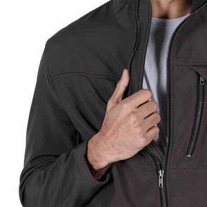 Veste Softshell pour homme de qualité supérieure, imperméable et chaude, fabrication directe, design uni, vestes Softshell pour homme - Product Image 2