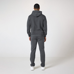 Vente en gros de haut à capuche en polaire épaisse et de pantalon évasé empilé à la pièce ensemble chaud tenue décontractée pour l'hiver Streetwear mode sweats à capuche - Product Image 2