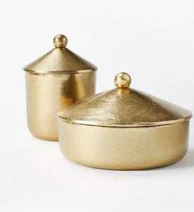 Produits décoratifs pour la maison, ananas de Noël en forme de pot en métal, finition cuivre, articles ménagers, ustensiles de cuisine - Product Image 5